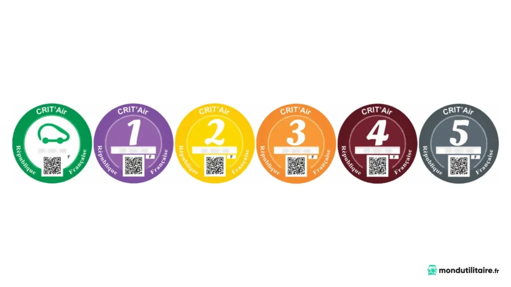 Les vignettes Crit'Air, indispensables pour rouler en ZFE